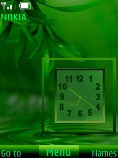 Green Clock