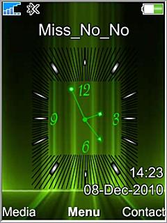 Green Clock