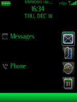 Black and Green Theme