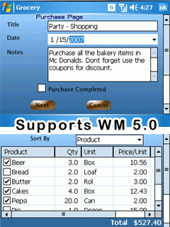 Grocery List (WM 5.0)