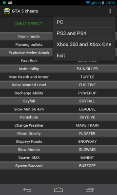 GTA 5 cheats PC PS3 PS4 Xbox