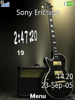 Guitar Clock