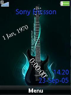 Guitar Clock