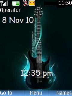 Guitarclock Animated