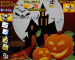 8100 Blackberry ZEN Theme: Halloween Night