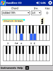 HandDee-EO Electronic Organ & Piano Chords