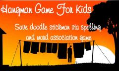 Hangman Game For Kids - Words save doodle stickman