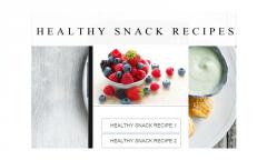 healthy snack recipes