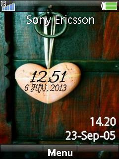 Heart Digital Clock