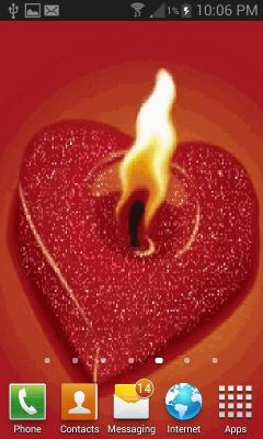 Heart Shape Candle LWP