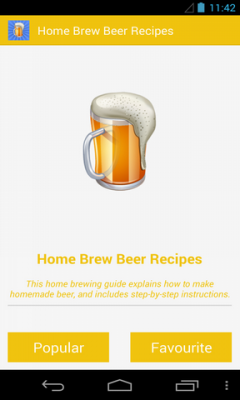 Home Brew Beer Recipes