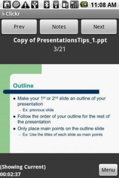 i-Clickr PowerPoint Remote for Android Smartphones