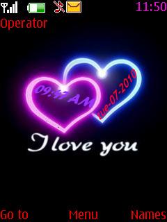 I Love You Clock