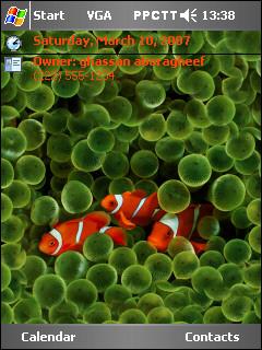 iPhone 3 fish gh Theme for Pocket PC