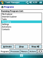 IBE Task Manager for Pocket PC