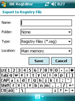 IBE Registry Editor For Pocket PC
