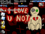 8300 Blackberry ZEN Theme: I Love U Not