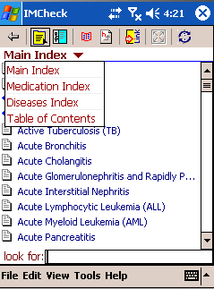 Pocket Advisor - Checklist in Internal Medicine (IMCheck)