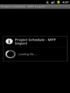 Project Schedule - MPP Import