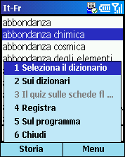 Italian - French & French - Italian astronomy dictionary for Windows Smartphone