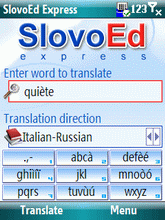 SlovoEd Express: Italian Dictionaries for Windows Mobile Smartphone