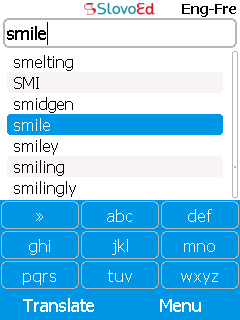 SlovoEd Deluxe English-French & French-English dictionary for mobiles