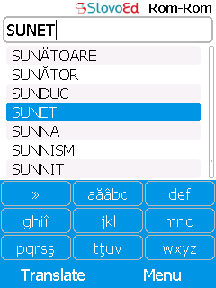 SlovoEd Classic Romanian explanatory dictionary for mobiles