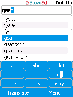 SlovoEd Compact Dutch-Italian & Italian-Dutch dictionary for mobiles