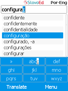SlovoEd Compact English-Portuguese & Portuguese-English dictionary for mobiles