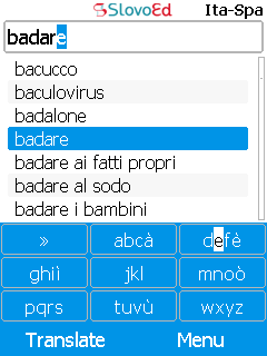 SlovoEd Compact Italian-Spanish & Spanish-Italian dictionary for mobiles