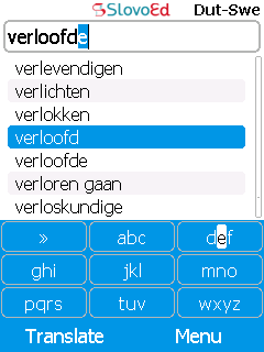 SlovoEd Compact Dutch-Swedish & Swedish-Dutch dictionary for mobiles