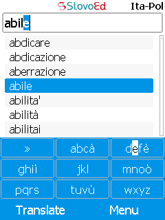 SlovoEd Compact Italian-Polish & Polish-Italian dictionary for mobiles