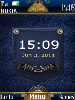 Jeans Clock