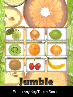 Jumble Fruits