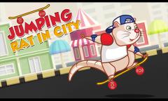 Jumping Rat In City