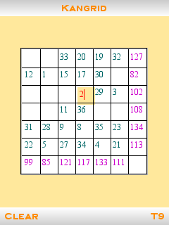 Kangrid puzzle