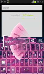 Keyboard Glow Pink