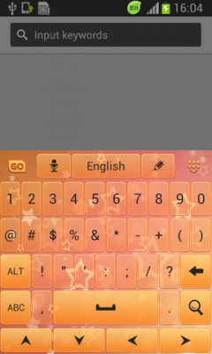Keyboard Orange Plus