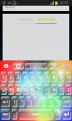 Keypad With Colors