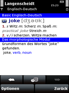 Langenscheidt Basic-Worterbuch Englisch fur Symbian S60