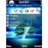 Lightning Tree Animated Theme S60 3rd Edition