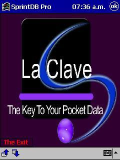 LaClave  -  The Key To Your Pocket Data  -  A SprintDB Pro Application