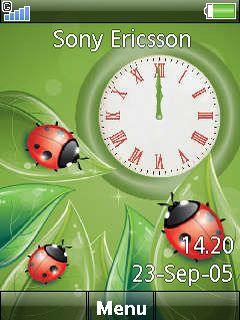 Ladybug Clock