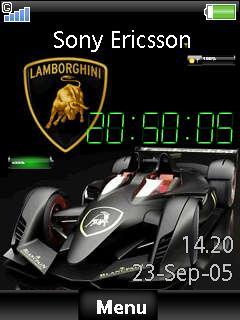 Lamborghini Clock