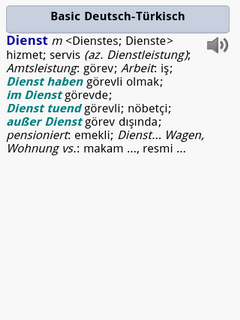 Langenscheidt Basic-Worterbuch Turkisch for Android
