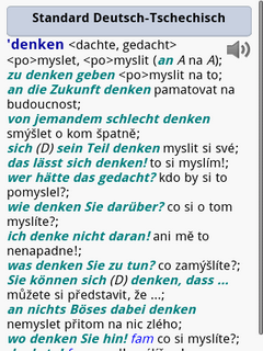 Langenscheidt Standard-Worterbuch Tschechisch for Android