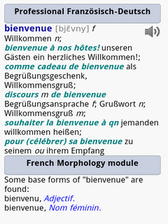 Langenscheidt Professional-Worterbuch Franzosisch for Android