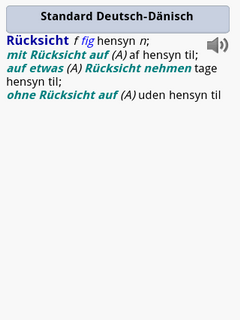Langenscheidt Standard-Worterbuch Danisch for Android