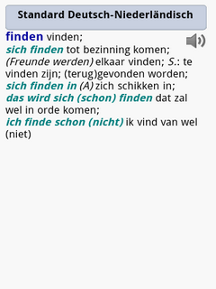 Langenscheidt Standard-Worterbuch Niederandisch for Android