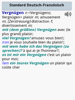 Langenscheidt Standard-Worterbuch Franzosisch for Android